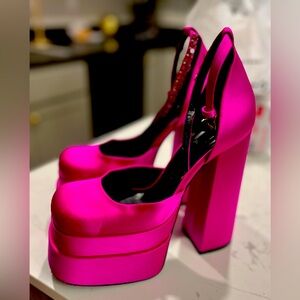 Versace platform heel